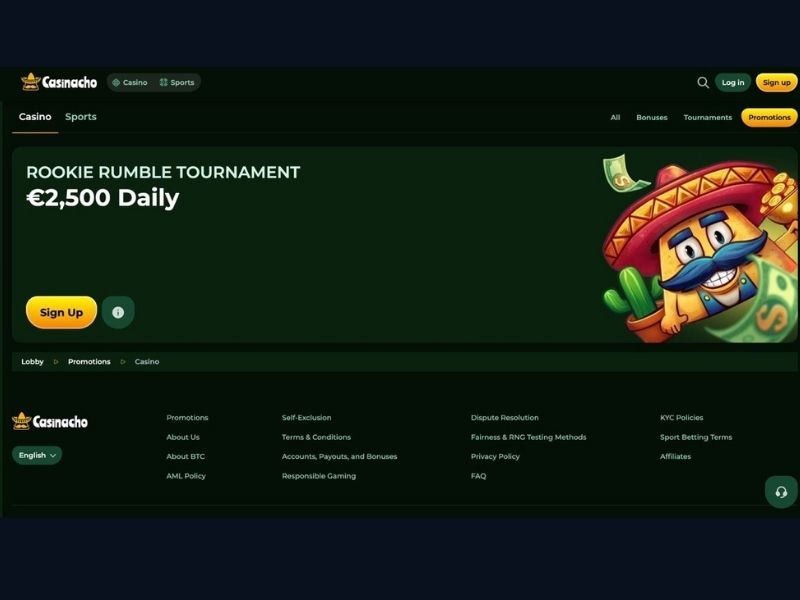 Casinacho Casino (Nacho Casino) mobile per giocatori jackpot italiani: tutti i 28+ jackpot su smartphone con importi in tempo reale